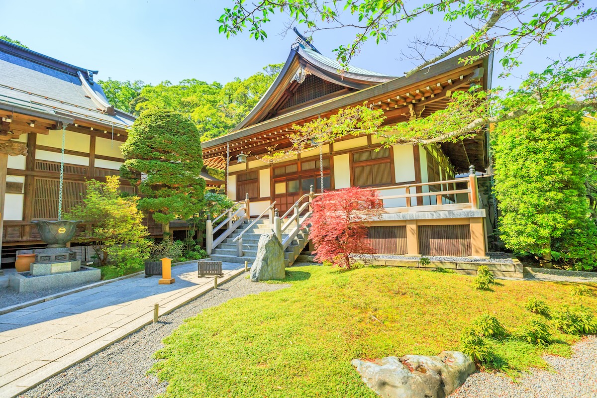 Kuil Hokoku-ji, di Kamakura, Jepang