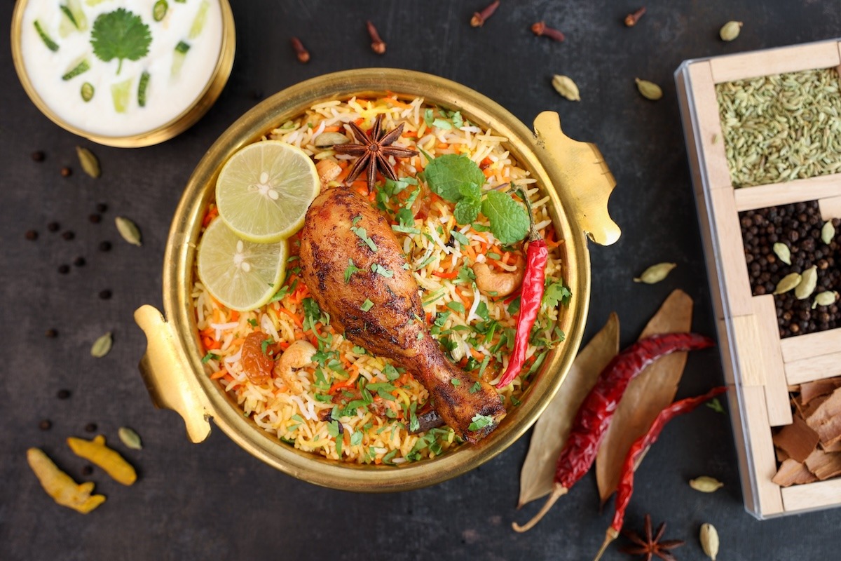 Poulet biryani d'Hyderabad