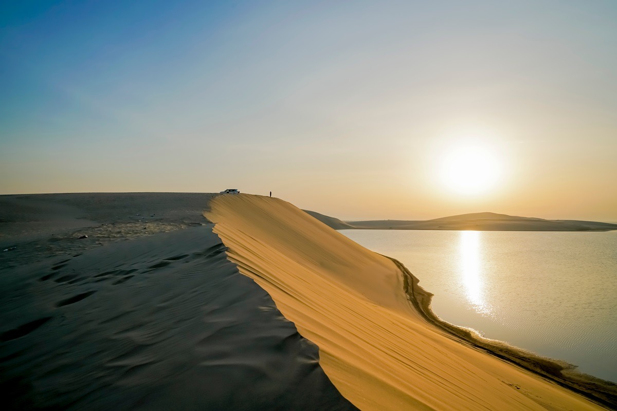 Binnenmeer in der Nähe von Doha