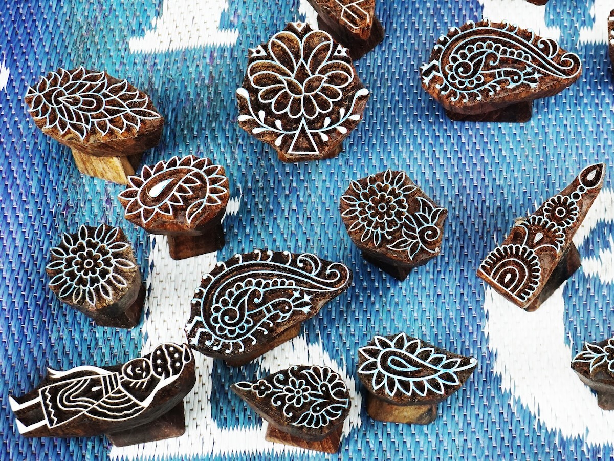 인도 전통 공예품, 칼람카리 나무 인쇄 블록