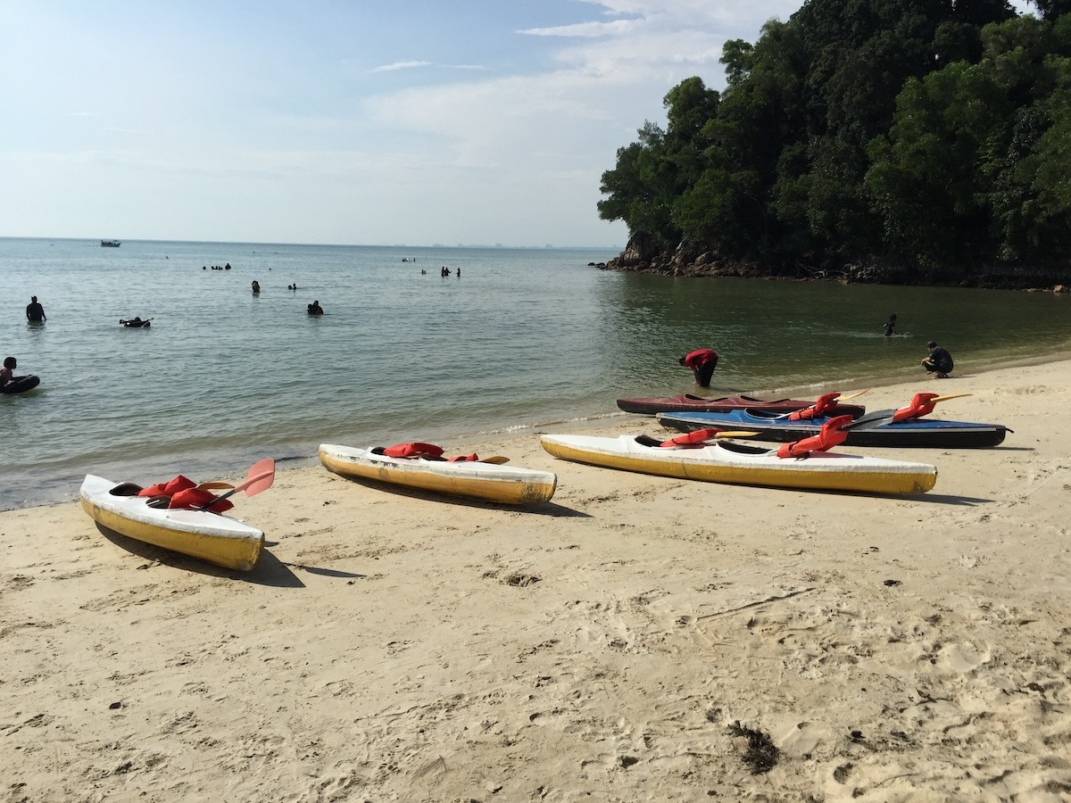 Kayaks à Port Dickson, Malaisie