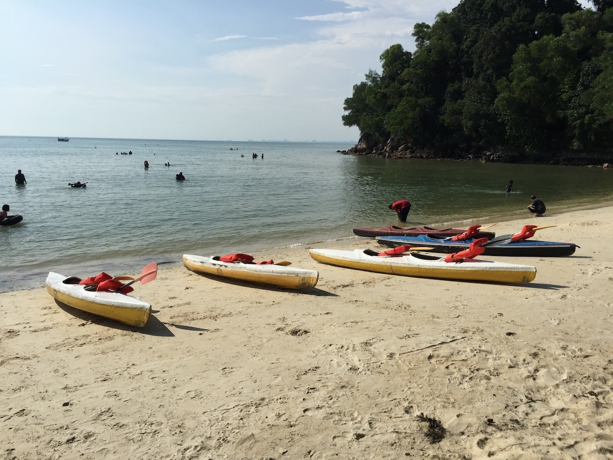 Kayak di Port dickson, Malaysia