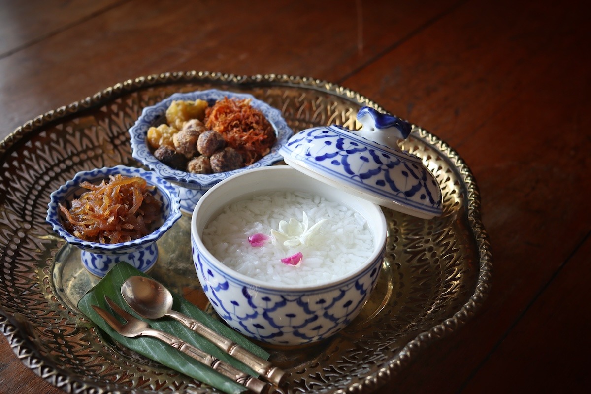 Khao chae, Cuisine royale thaïlandaise