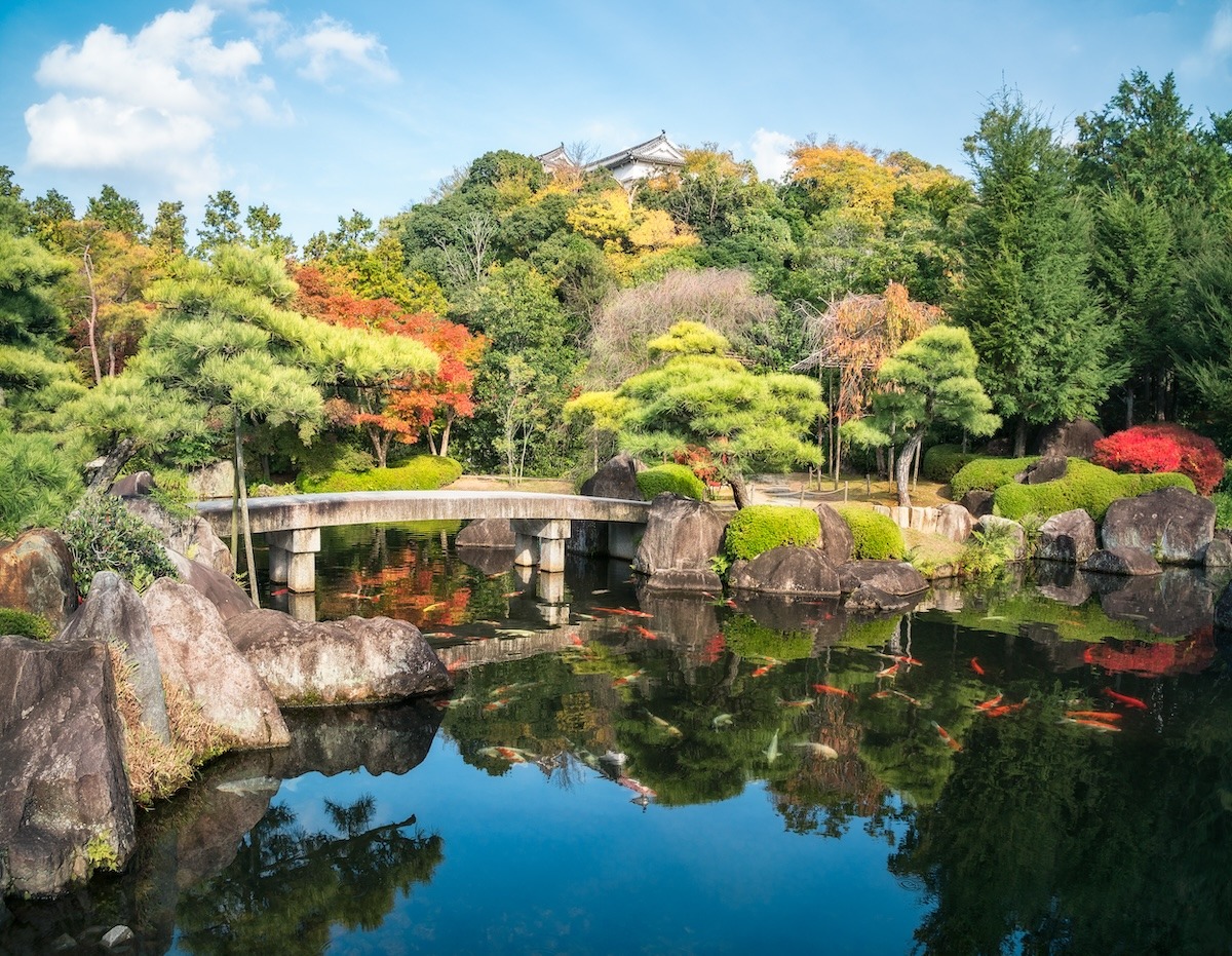 Jardin Koko-en, Himeji, Japon