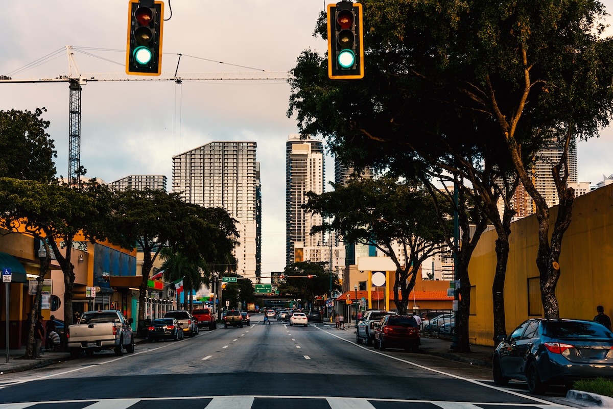 Stadtteil Little Havana in Miami, FL, USA