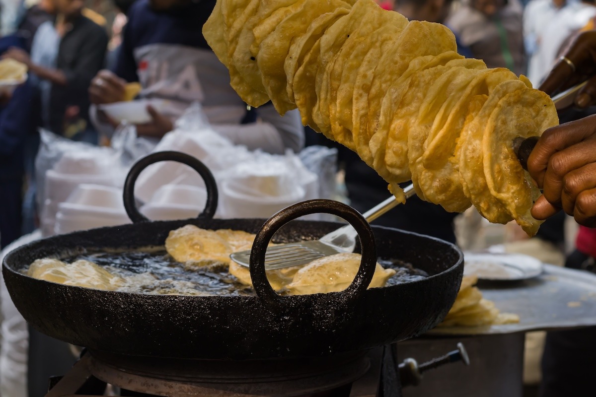 Luchi，孟加拉小吃，早餐