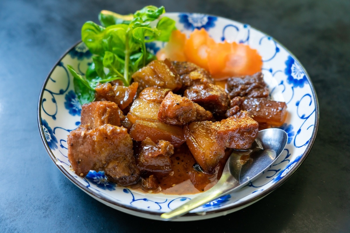 Phuket style braised pork belly - Moo Hong