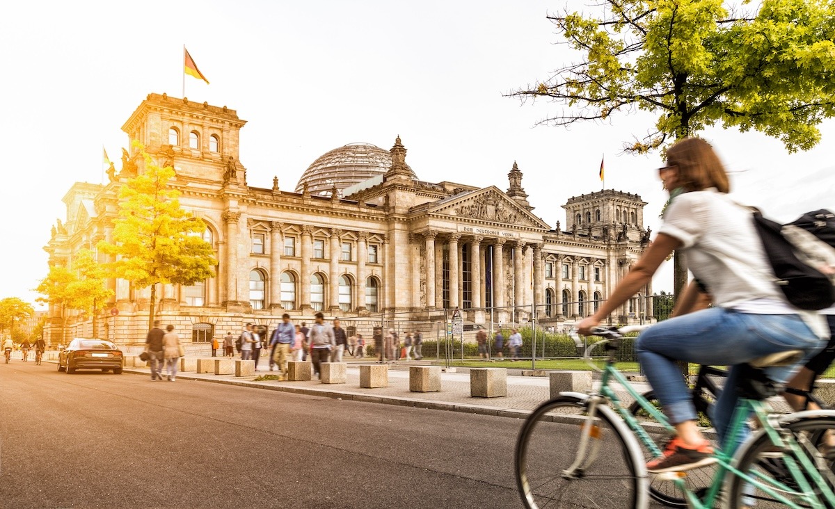 Bangunan Reichstag, Berlin, Jerman