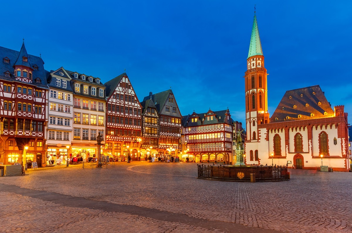 Dataran Römerberg di Frankfurt am Main