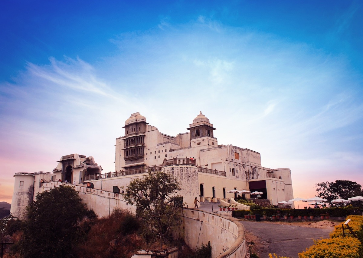 사잔가르 몬순 궁전, 우다이푸르, 인도