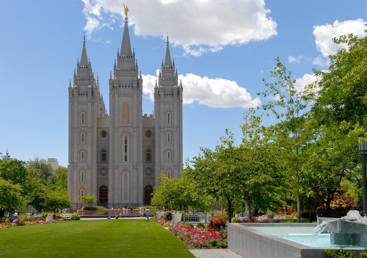 Salt Lake Temple, Salt Lake City, UT, USA