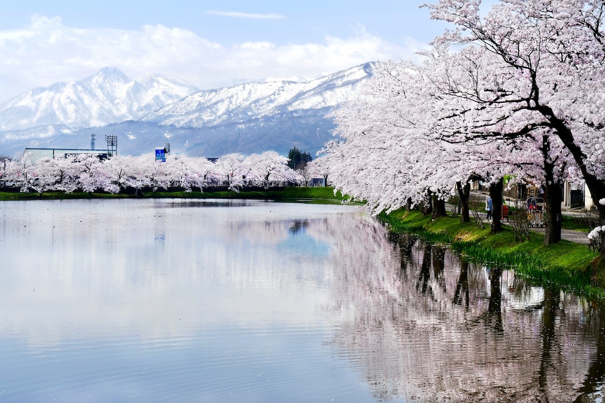 Takada Castle Park, Niigata, Japan