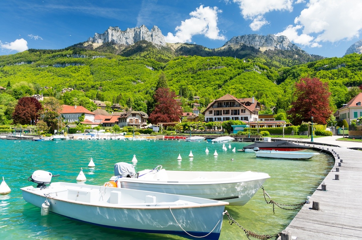 Talloires, Annecy-See, Frankreich