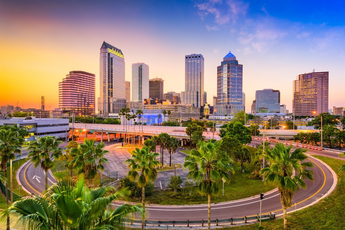 Tampa skyline, FL, USA