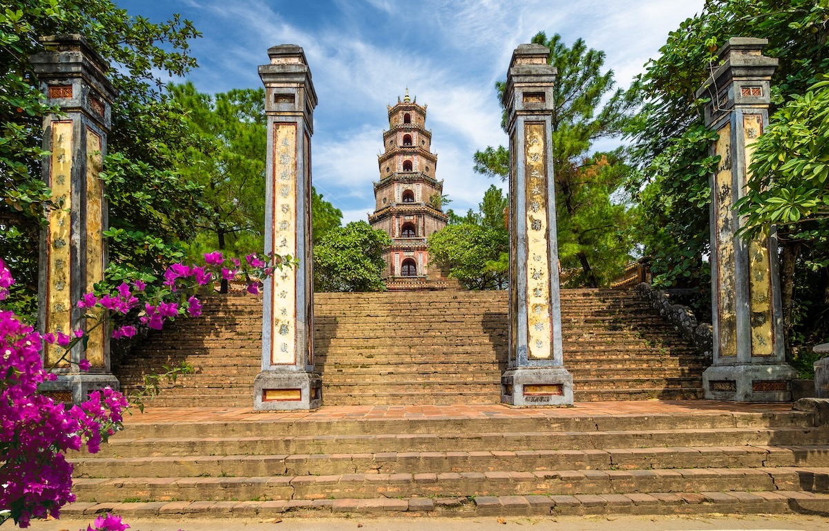 Thien Mu pagoda, Hue, Vietnam