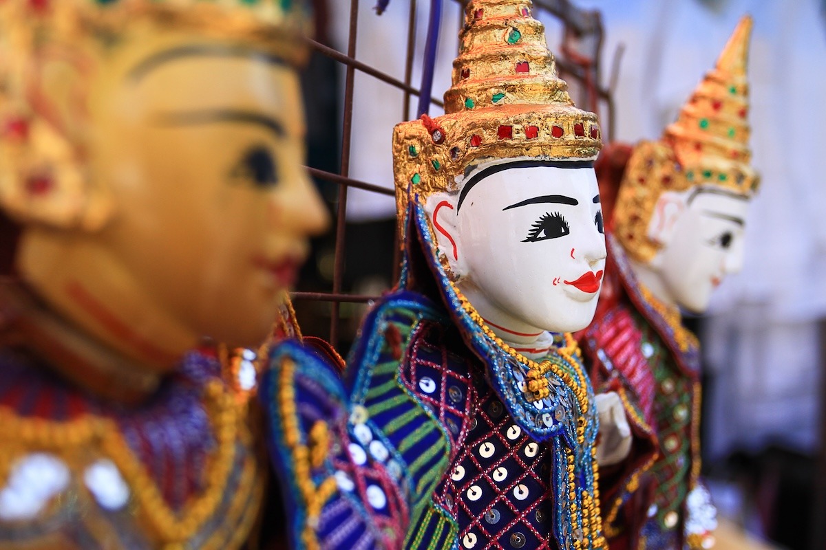 傳統木偶，大城府，泰國
