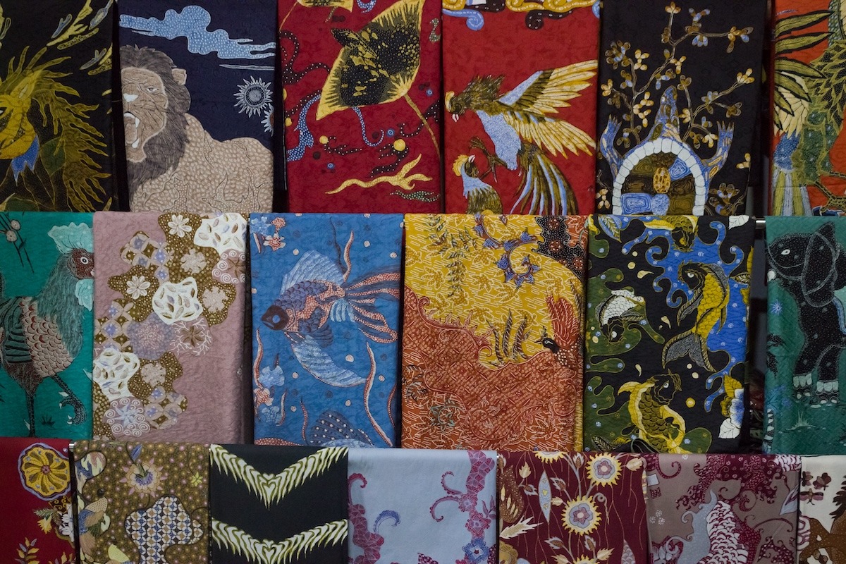 Trusmi Batik aus Cirebon, Indonesien