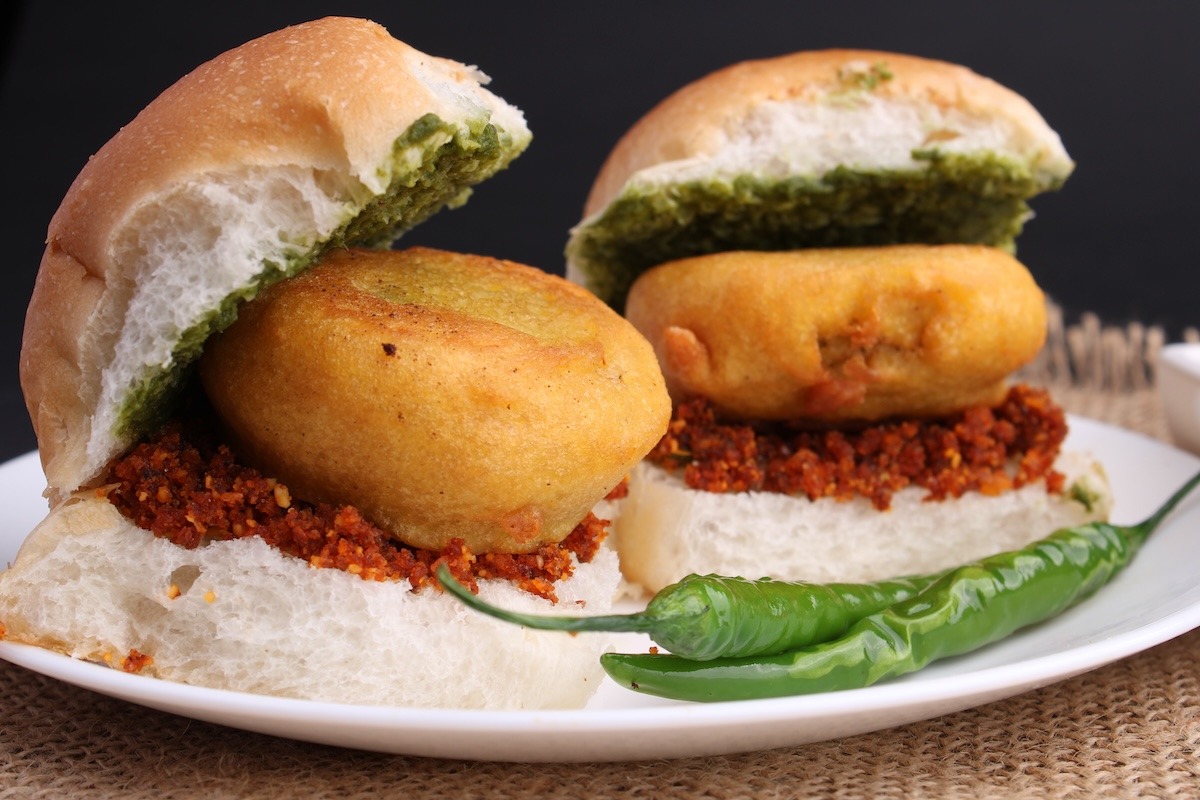 Vada pav，一種印度漢堡