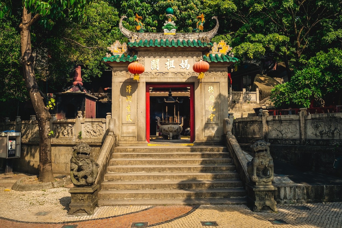 outside of A-Ma Temple