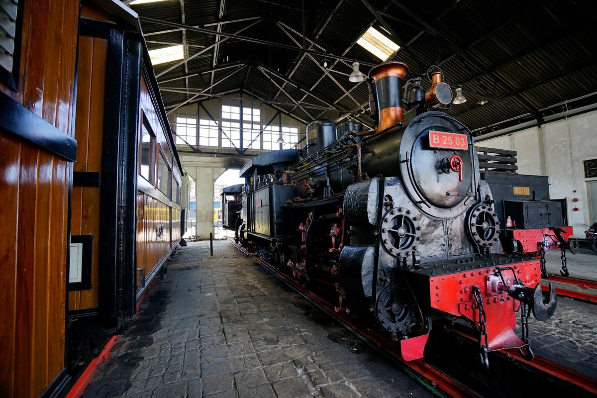 Eisenbahnmuseum Ambarawa in Semarang, Indonesien Eisenbahnmuseum Ambarawa in Semarang, Indonesien