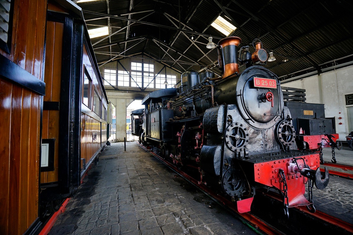 Eisenbahnmuseum Ambarawa in Semarang, Indonesien