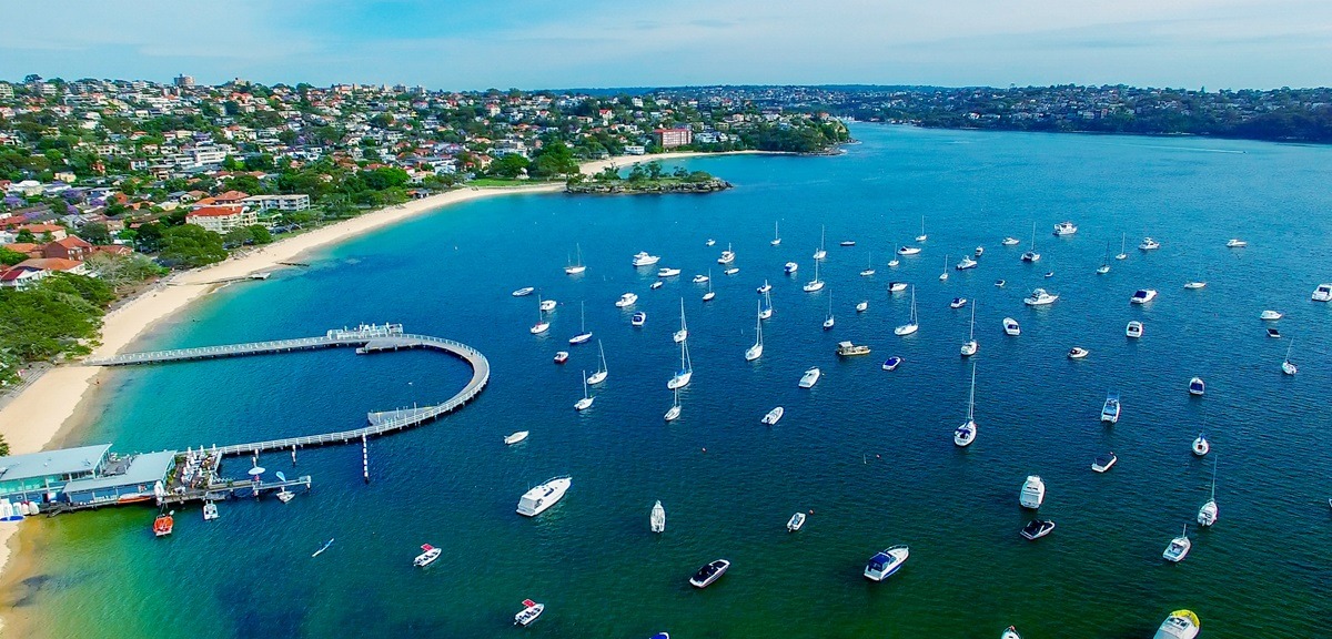 Pantai Balmoral di Sydney, Australia