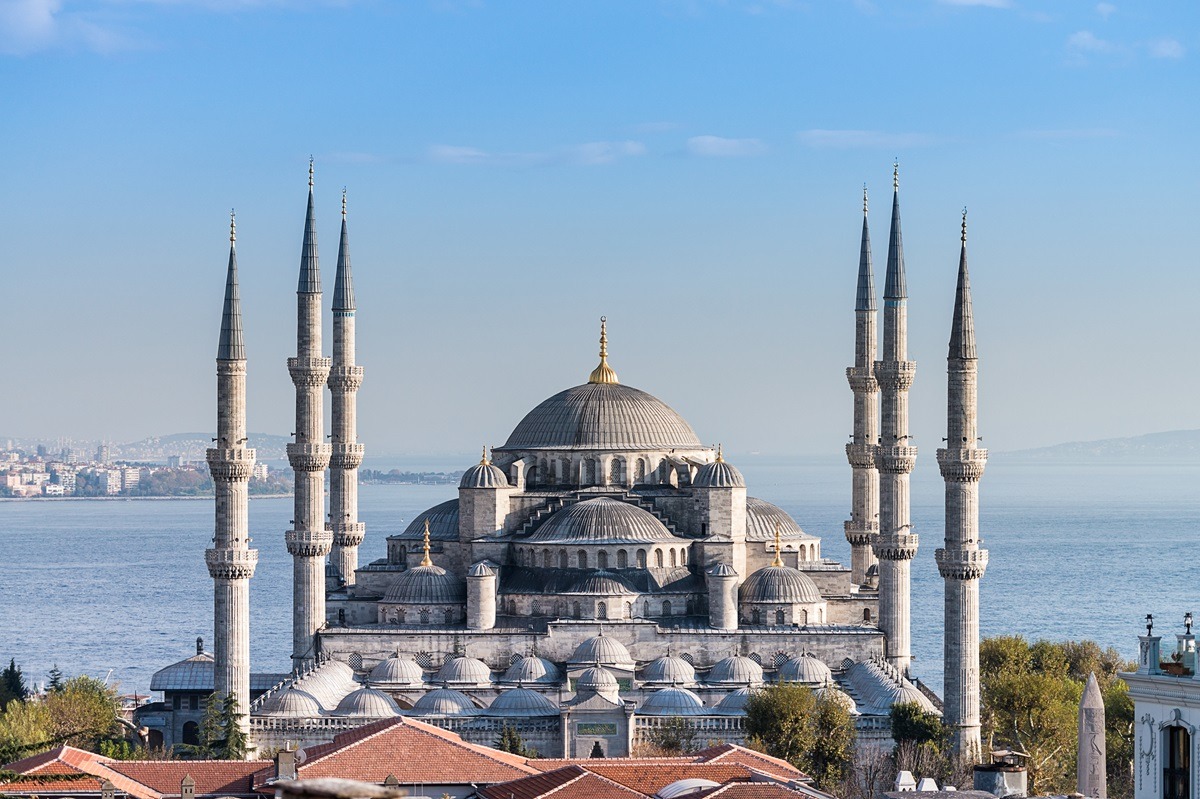 トルコ、イスタンブールのブルーモスク