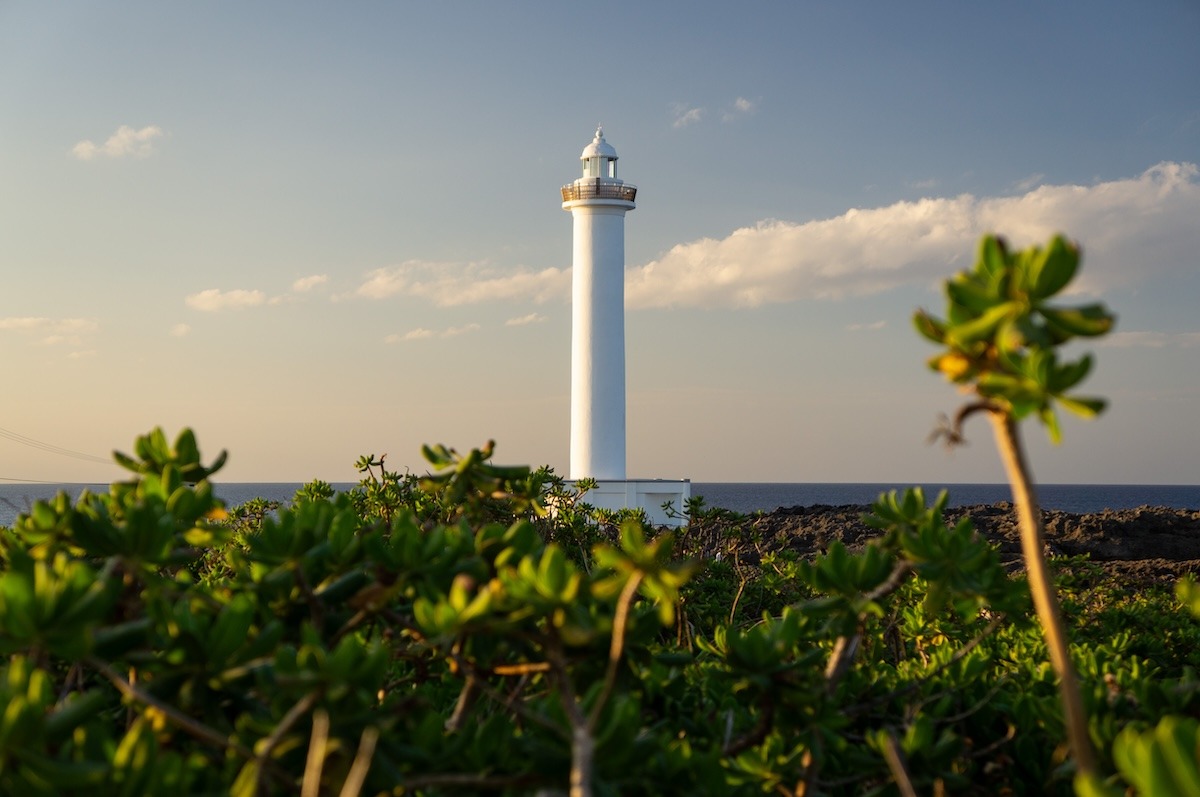 Ngọn hải đăng Cape Zanpa, Yomitan, Okinawa, Nhật Bản