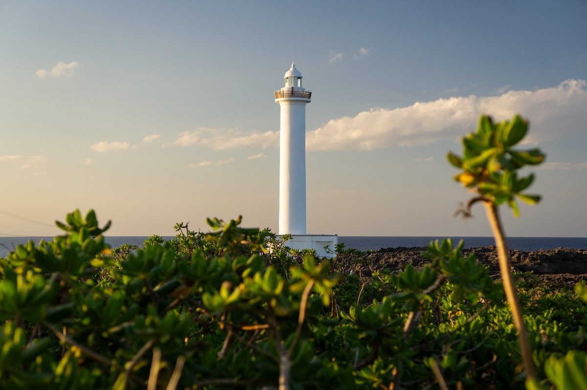 ประภาคาร Cape Zanpa, Yomitan, โอกินาว่า, ญี่ปุ่น ประภาคาร Cape Zanpa, Yomitan, โอกินาว่า, ญี่ปุ่น