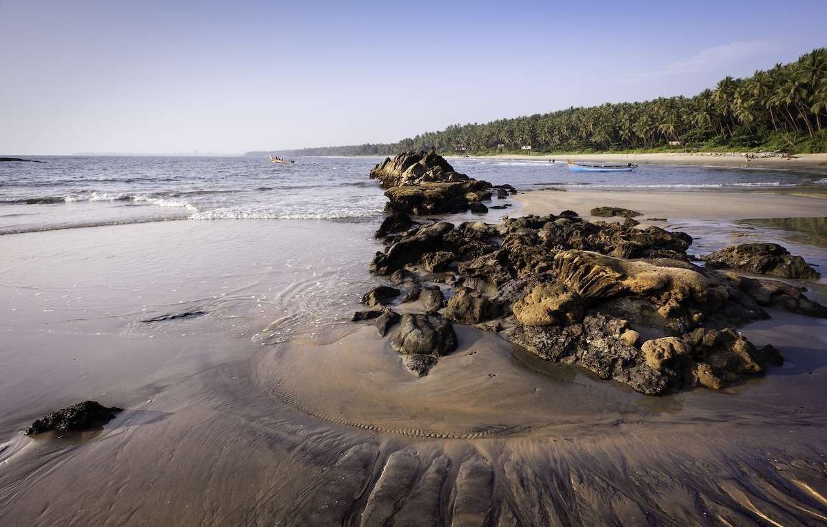 หาด Cherai, Thottada, Kannur, Kerala, อินเดีย