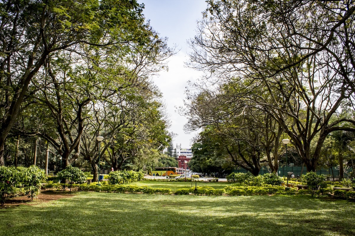 インド、バンガロール、キュボン公園