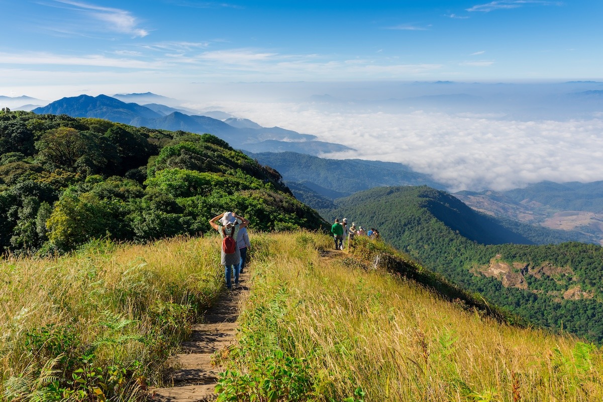 Taman negara Doi Inthanon di Chiang Mai, Thailand