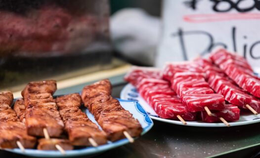 探索京都的美食之都:锦市场街头美食探险