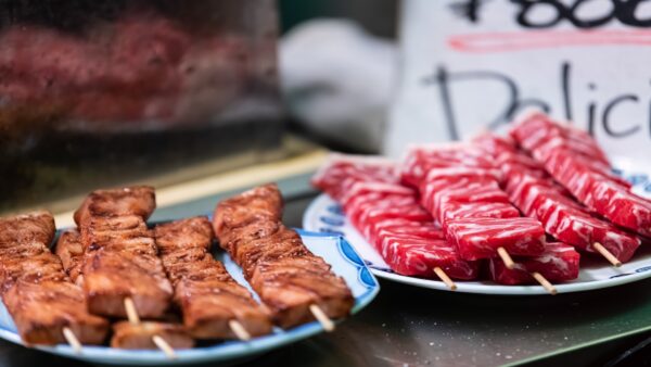 探索京都的美食之心：西木市場街頭美食探險