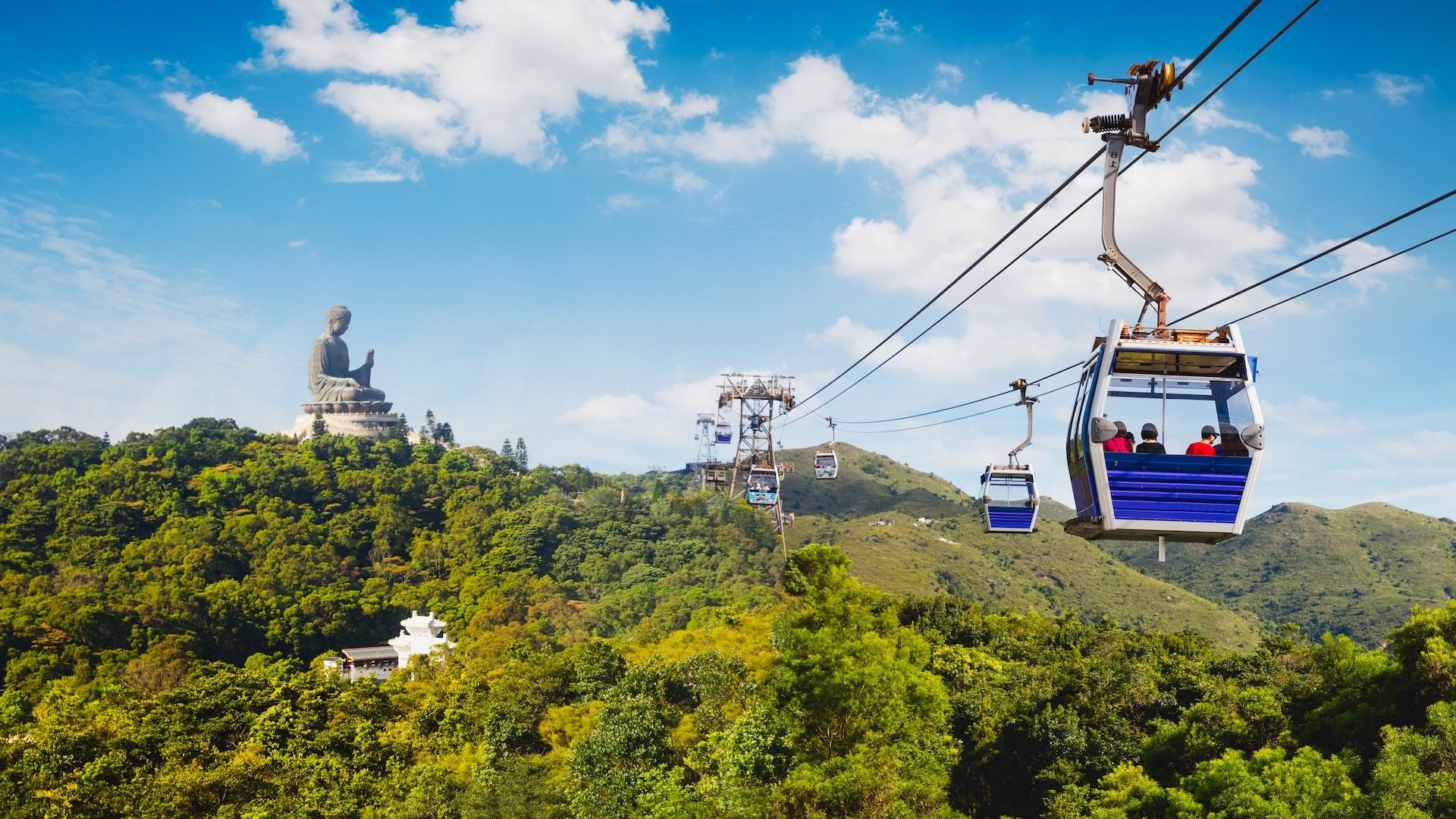 Ngong Ping Cable Car and Tian Tan Buddha