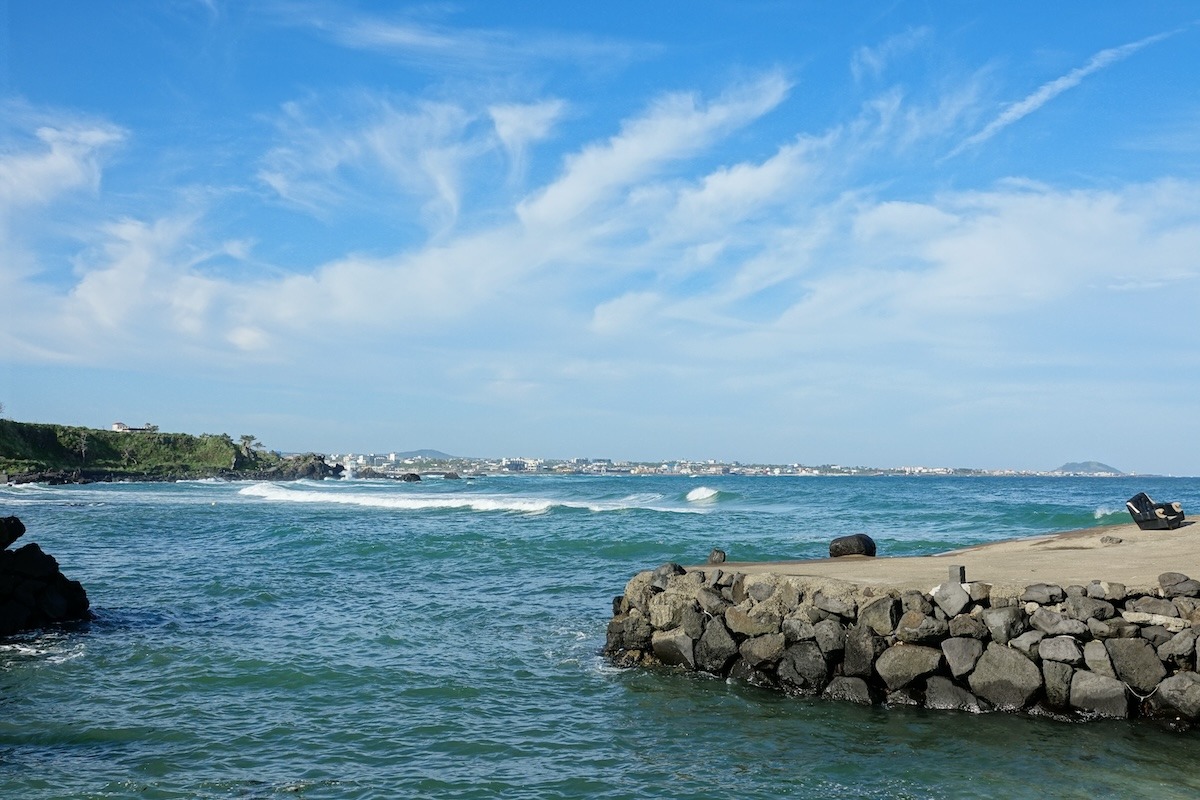 Plage de Handam, île de Jeju, Corée du Sud