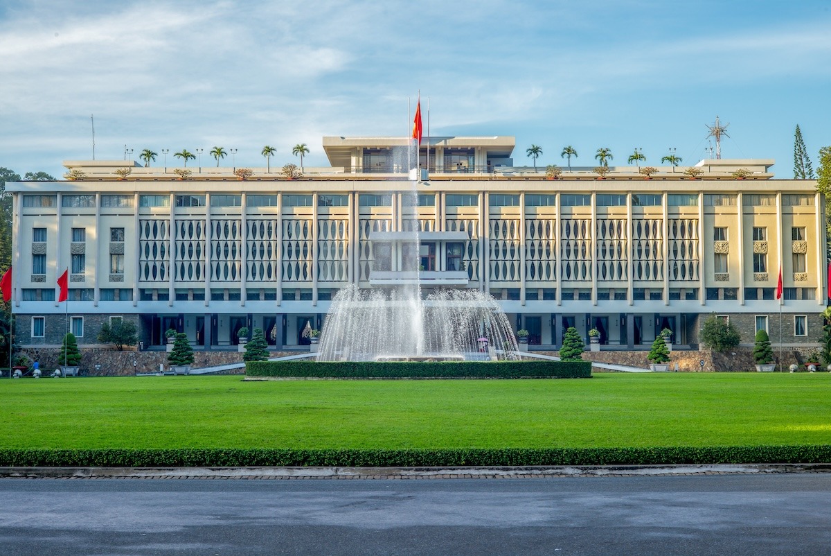 Istana Kemerdekaan di Bandar Ho Chi Minh, Vietnam