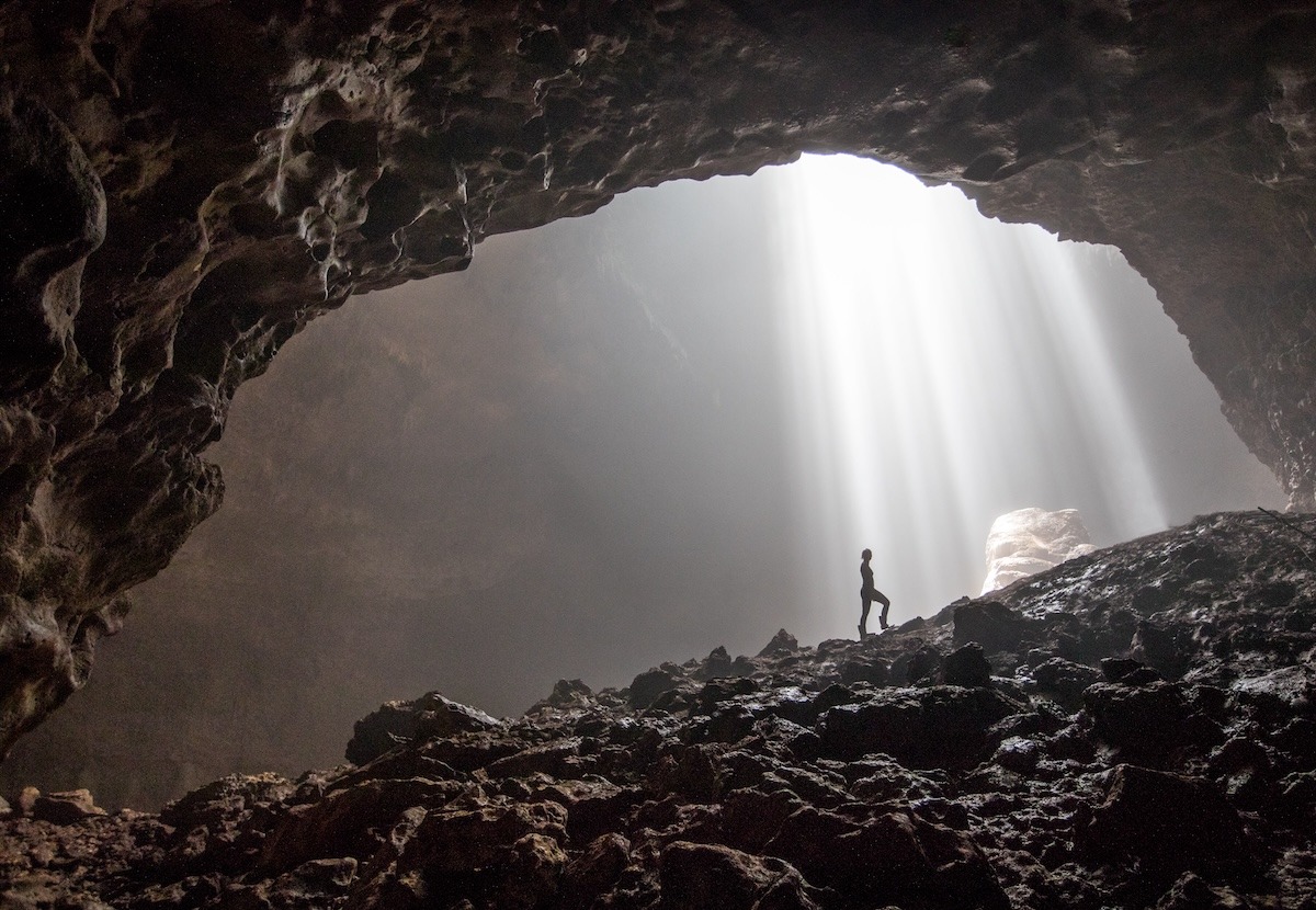 Grotte de Jomblang, Yogyakarta, Indonésie