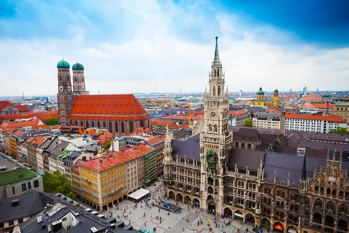 Marienplatz, มิวนิค, เยอรมนี