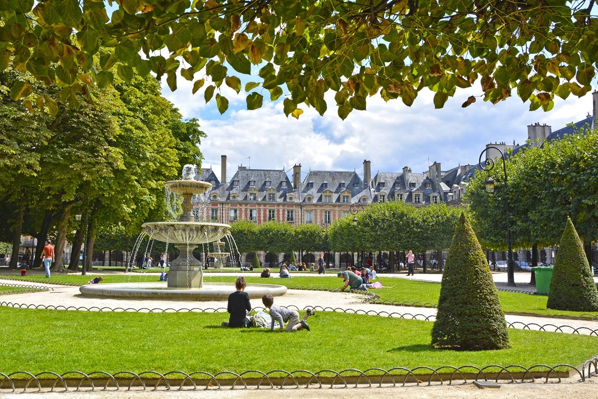 Marais in Paris, France