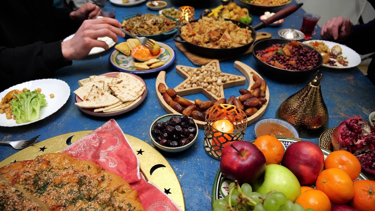 Ramadan iftar Eid, traditionelles indisches Essen