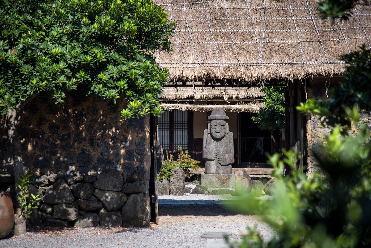 หมู่บ้านพื้นเมือง Seongeup ในเมืองเชจู ประเทศเกาหลีใต้