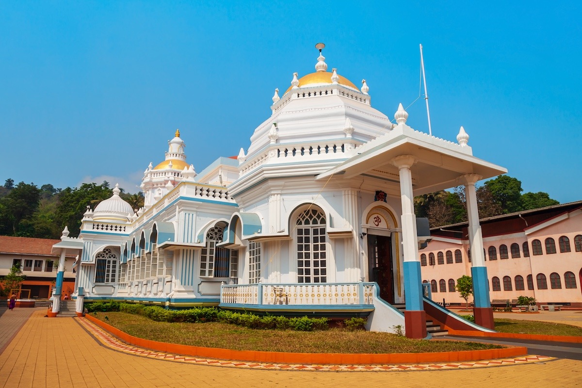 Shree Mangesh 寺廟，果阿，印度