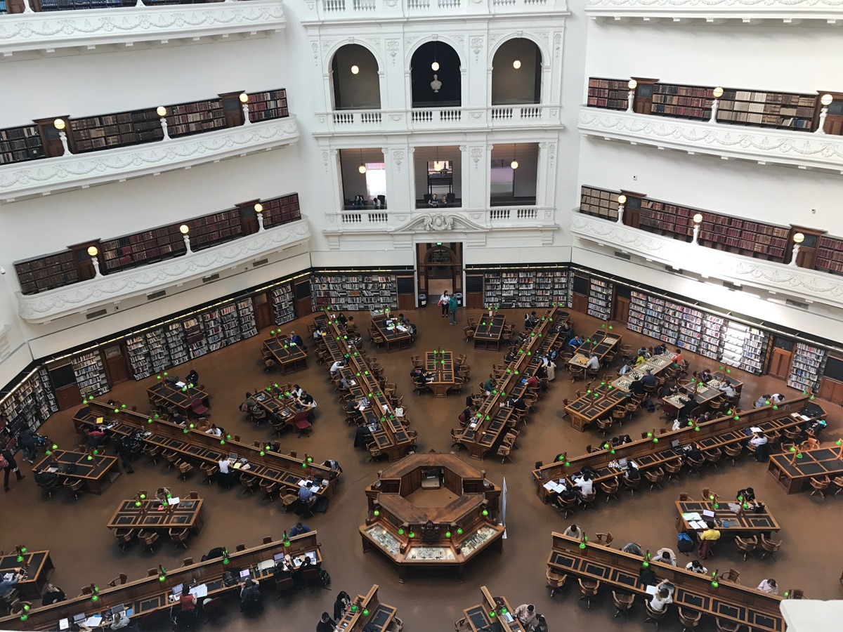 Staatsbibliothek Victoria in Melbourne, Australien