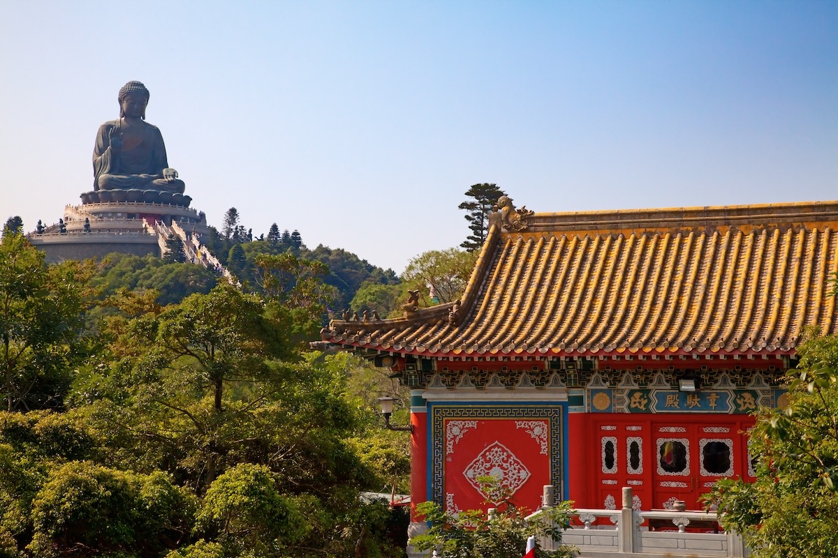 Tian Tan Buddha and Po Lin monastery in Hong Kong