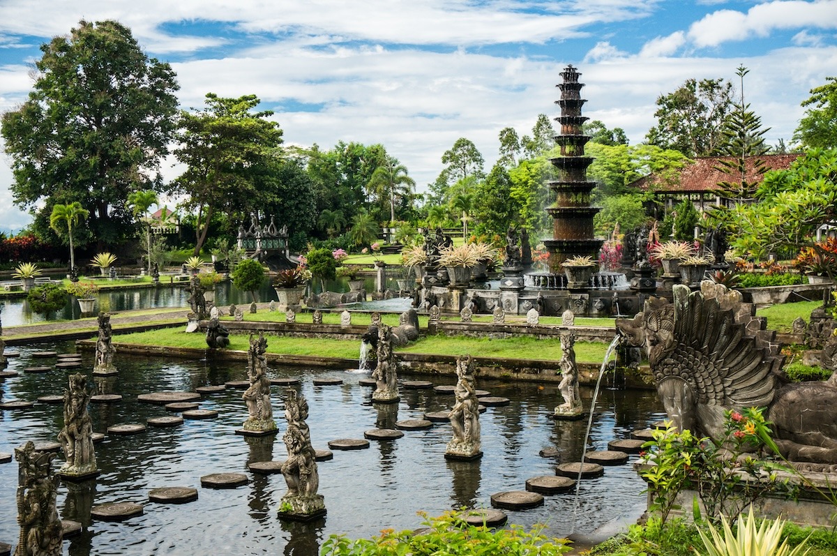 Tirta Gangga di Bali, Indonesia