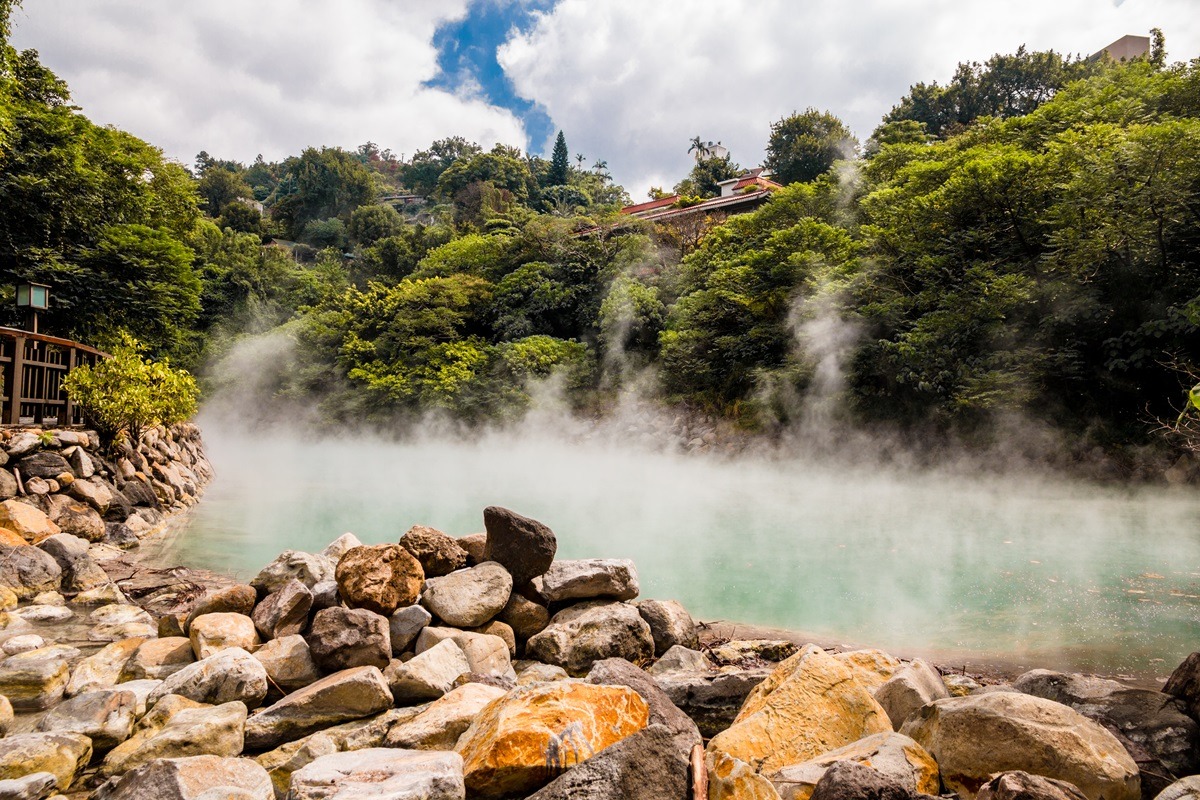 Mata air panas di Beitou, Taiwan