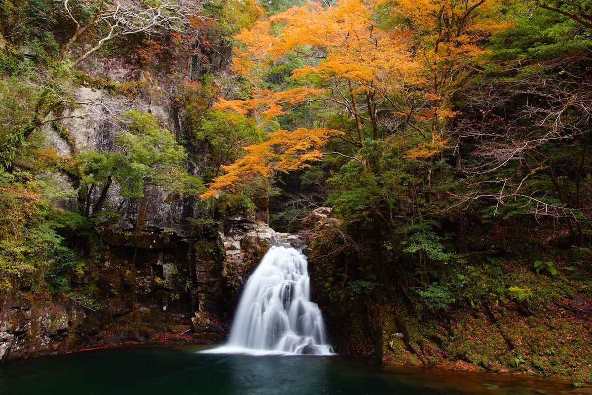 Akame 48 Falls, autumn Akame 48 Falls, autumn