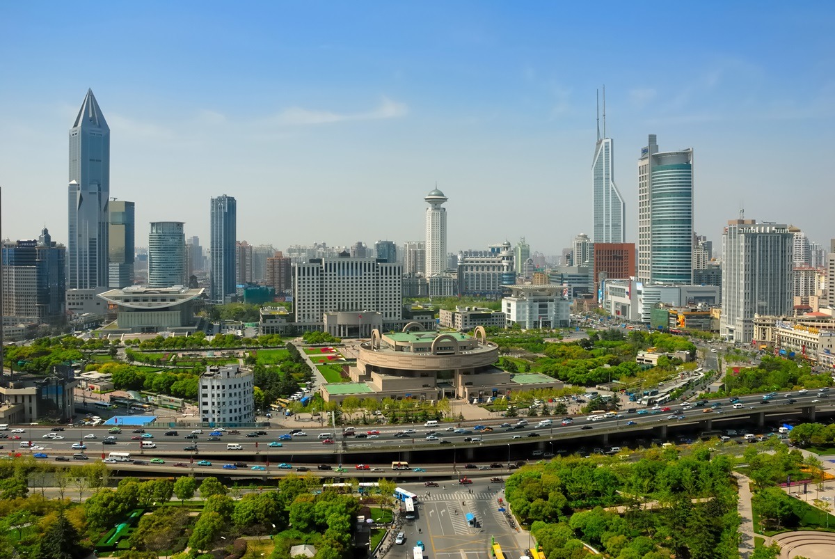 Shanghai Museum auf dem Platz des Volkes, China