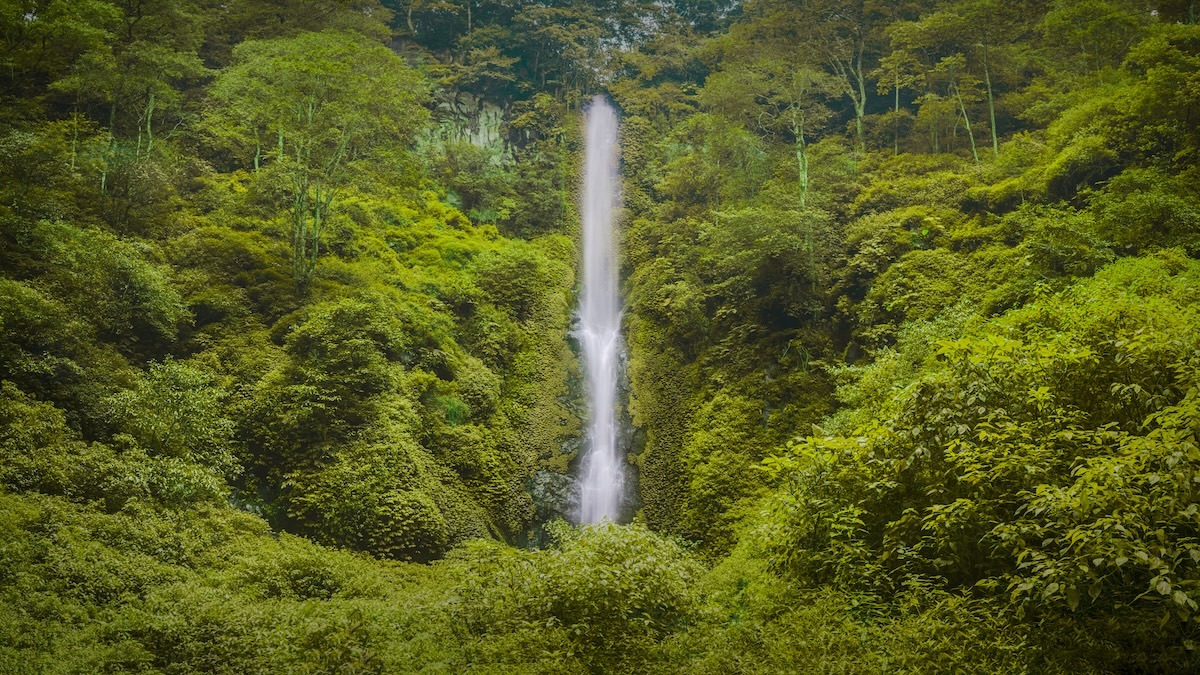 Coban Rais on the slopes of Mount Panderman in Malang